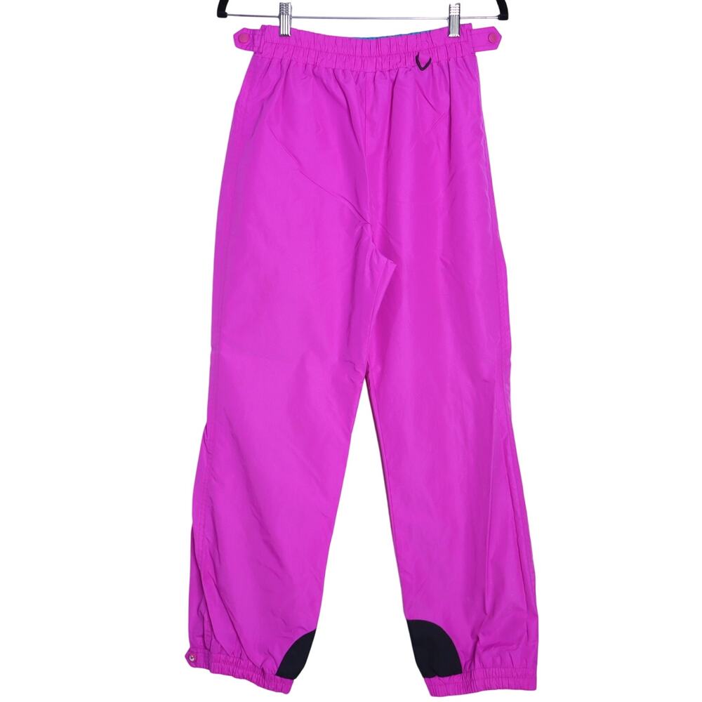 COLUMBIA Vtg Nordic Ski Pant Neon Fuchsia Windbreaker Winter Sports Women's S